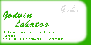 godvin lakatos business card